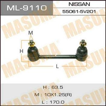 Masuma ML-9110 Rod/Strut, stabiliser ML9110: Buy near me in Poland at 2407.PL - Good price!