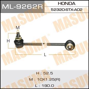 Masuma ML-9262R Rod/Strut, stabiliser ML9262R: Buy near me in Poland at 2407.PL - Good price!
