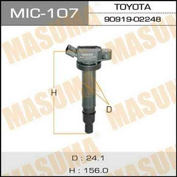 Masuma MIC-107 Ignition coil MIC107: Buy near me in Poland at 2407.PL - Good price!