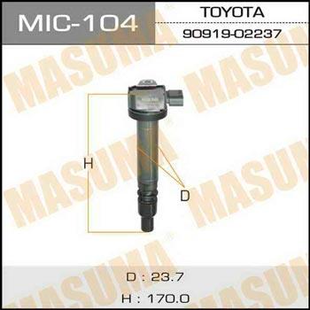 Masuma MIC-104 Ignition coil MIC104: Buy near me in Poland at 2407.PL - Good price!