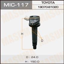 Masuma MIC-117 Ignition coil MIC117: Buy near me in Poland at 2407.PL - Good price!