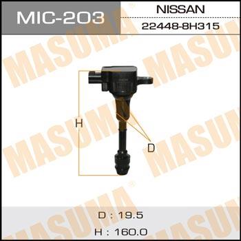 Masuma MIC-203 Ignition coil MIC203: Buy near me in Poland at 2407.PL - Good price!