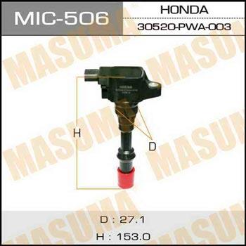 Masuma MIC-506 Ignition coil MIC506: Buy near me in Poland at 2407.PL - Good price!