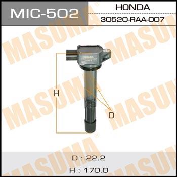 Masuma MIC-502 Ignition coil MIC502: Buy near me in Poland at 2407.PL - Good price!