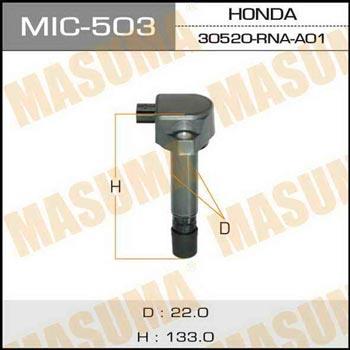 Masuma MIC-503 Ignition coil MIC503: Buy near me in Poland at 2407.PL - Good price!