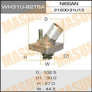 Masuma WH31U-82TBA Thermostat, coolant WH31U82TBA: Buy near me at 2407.PL in Poland at an Affordable price!