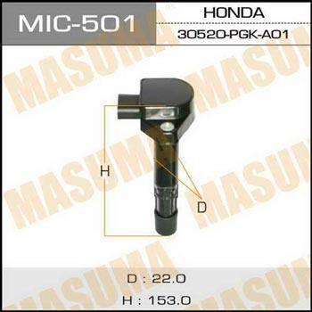 Masuma MIC-501 Ignition coil MIC501: Buy near me in Poland at 2407.PL - Good price!