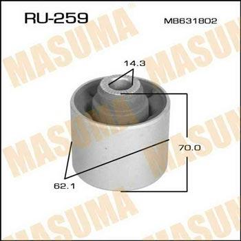 Masuma RU-259 Сайлентблок RU259: Отличная цена - Купить в Польше на 2407.PL!
