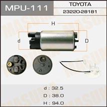 Masuma MPU-111 Fuel pump MPU111: Buy near me in Poland at 2407.PL - Good price!