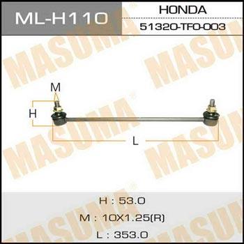 Masuma ML-H110 Стійка стабілізатора MLH110: Приваблива ціна - Купити у Польщі на 2407.PL!