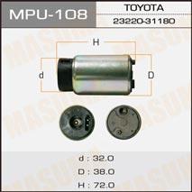 Masuma MPU-108 Fuel pump MPU108: Buy near me in Poland at 2407.PL - Good price!