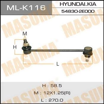 Masuma ML-K116 Стойка стабилизатора MLK116: Отличная цена - Купить в Польше на 2407.PL!
