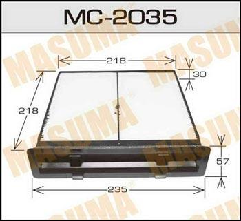 Masuma MC-2035 Фильтр салона MC2035: Отличная цена - Купить в Польше на 2407.PL!
