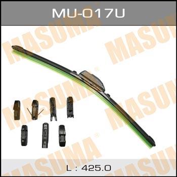 Masuma MU-017U Wiper Blade Frameless 430 mm (17") MU017U: Buy near me in Poland at 2407.PL - Good price!