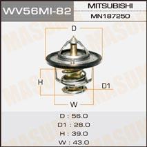 Masuma WV56MI-82 Thermostat, coolant WV56MI82: Buy near me in Poland at 2407.PL - Good price!