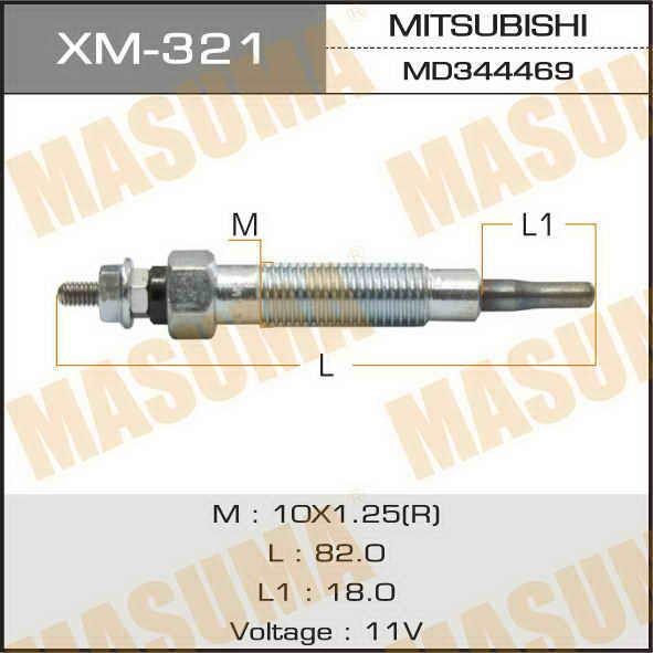Masuma XM-321 Свеча накаливания XM321: Купить в Польше - Отличная цена на 2407.PL!