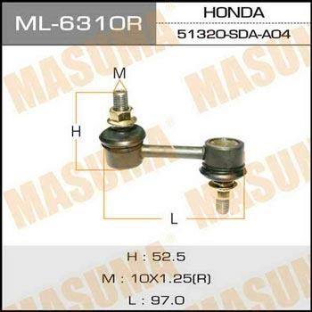 Masuma ML-6310R Rod/Strut, stabiliser ML6310R: Buy near me in Poland at 2407.PL - Good price!