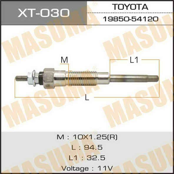Masuma XT-030 Свеча накаливания XT030: Купить в Польше - Отличная цена на 2407.PL!