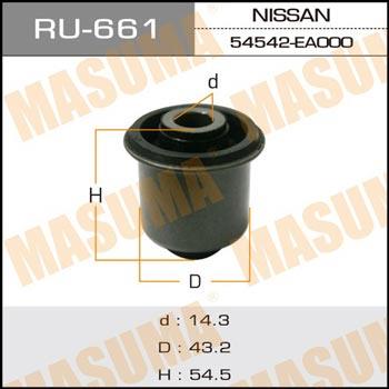 Masuma RU-661 Silent block RU661: Buy near me in Poland at 2407.PL - Good price!