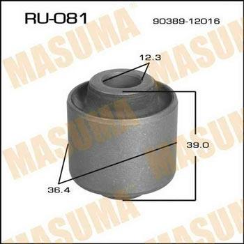 Masuma RU-081 Silent block front shock absorber RU081: Buy near me in Poland at 2407.PL - Good price!