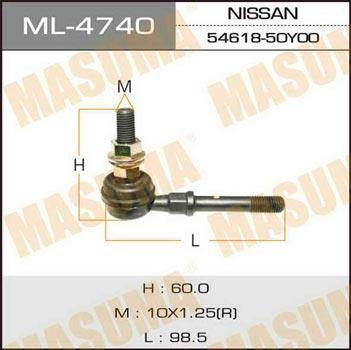 Masuma ML-4740 Rod/Strut, stabiliser ML4740: Buy near me in Poland at 2407.PL - Good price!