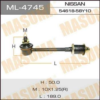 Masuma ML-4745 Стойка стабилизатора ML4745: Отличная цена - Купить в Польше на 2407.PL!