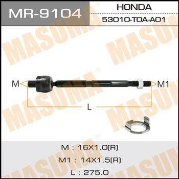 Masuma MR-9104 Inner Tie Rod MR9104: Buy near me at 2407.PL in Poland at an Affordable price!