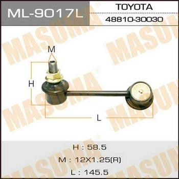Masuma ML-9017L Rod/Strut, stabiliser ML9017L: Buy near me in Poland at 2407.PL - Good price!