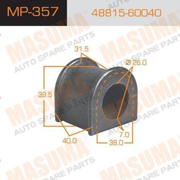 Masuma MP-357 Front stabilizer bush MP357: Buy near me in Poland at 2407.PL - Good price!