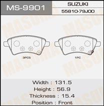 Masuma MS-9901 Szczęki hamulcowe, zestaw MS9901: Dobra cena w Polsce na 2407.PL - Kup Teraz!