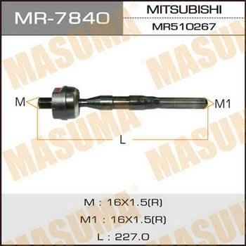 Masuma MR-7840 Inner Tie Rod MR7840: Buy near me in Poland at 2407.PL - Good price!