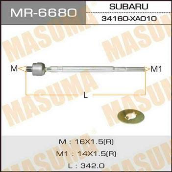 Masuma MR-6680 Тяга рулевая MR6680: Отличная цена - Купить в Польше на 2407.PL!