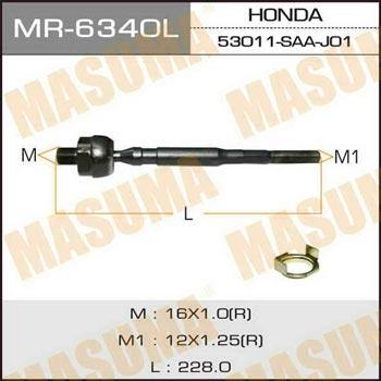 Masuma MR-6340L Inner Tie Rod MR6340L: Buy near me in Poland at 2407.PL - Good price!