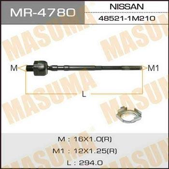 Masuma MR-4780 Inner Tie Rod MR4780: Buy near me in Poland at 2407.PL - Good price!