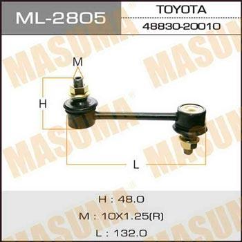 Masuma ML-2805 Rod/Strut, stabiliser ML2805: Buy near me in Poland at 2407.PL - Good price!
