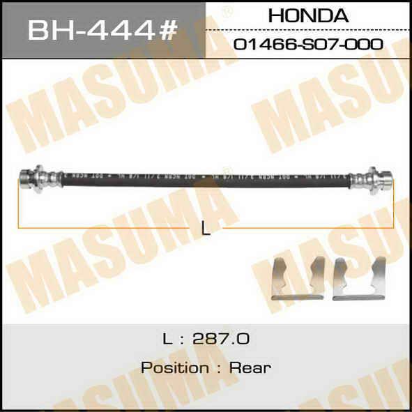 Masuma BH-444 Brake Hose BH444: Buy near me at 2407.PL in Poland at an Affordable price!