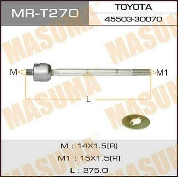 Masuma MR-T270 Inner Tie Rod MRT270: Buy near me in Poland at 2407.PL - Good price!