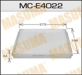 Masuma MC-E4022 Filter, interior air MCE4022: Buy near me in Poland at 2407.PL - Good price!
