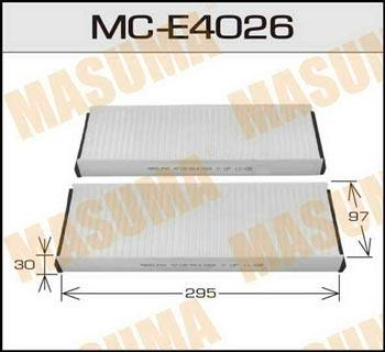Masuma MC-E4026 Filter, interior air MCE4026: Buy near me in Poland at 2407.PL - Good price!