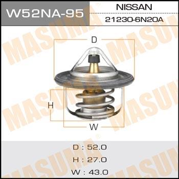 Masuma W52NA-95 Thermostat, coolant W52NA95: Buy near me in Poland at 2407.PL - Good price!