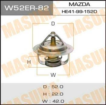 Masuma W52ER-82 Thermostat, coolant W52ER82: Buy near me in Poland at 2407.PL - Good price!