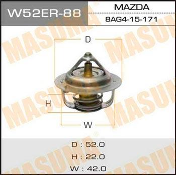 Masuma W52ER-88 Thermostat, coolant W52ER88: Buy near me in Poland at 2407.PL - Good price!