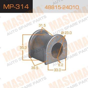 Masuma MP-314 Bearing Bush, stabiliser MP314: Buy near me in Poland at 2407.PL - Good price!