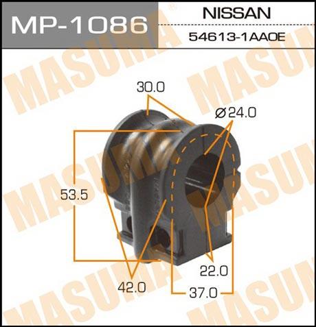 Masuma MP-1086 Front stabilizer bush MP1086: Buy near me in Poland at 2407.PL - Good price!