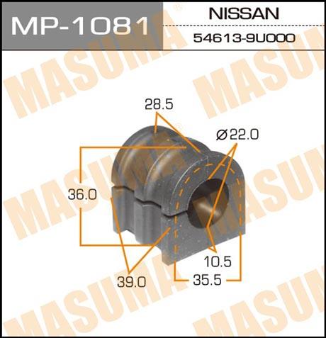 Masuma MP-1081 Tuleja stabilizatora przedniego MP1081: Dobra cena w Polsce na 2407.PL - Kup Teraz!