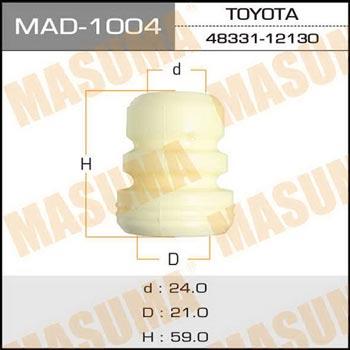 Masuma MAD-1004 Rubber buffer, suspension MAD1004: Buy near me in Poland at 2407.PL - Good price!