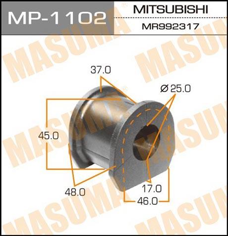Masuma MP-1102 Tuleja stabilizatora przedniego MP1102: Dobra cena w Polsce na 2407.PL - Kup Teraz!