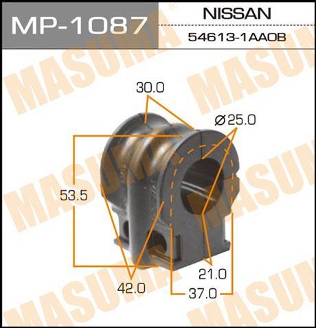 Masuma MP-1087 Tuleja stabilizatora przedniego MP1087: Dobra cena w Polsce na 2407.PL - Kup Teraz!