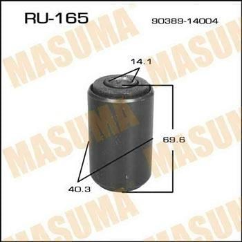 Masuma RU-165 Silent block, rear springs, rear RU165: Buy near me in Poland at 2407.PL - Good price!