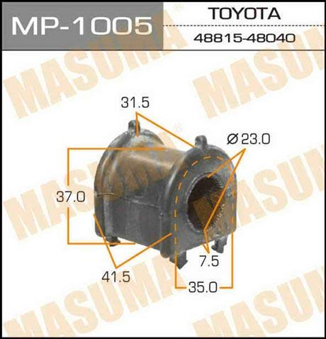 Masuma MP-1005 Front stabilizer bush MP1005: Buy near me at 2407.PL in Poland at an Affordable price!